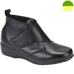 Bottine à Grande Ouverture Noir Femme CHUT AD 2534 - ADOUR