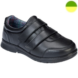 Chaussure à Grande Largeur Noir Homme CHUT AD 2531 - ADOUR