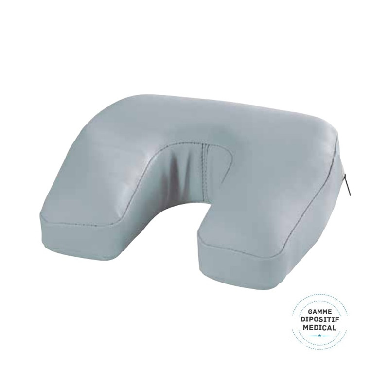 Coussin de Visage Gris Minéral en Mousse Haute Densité - Gamme Dispositif Médical - SOCOPEDIC