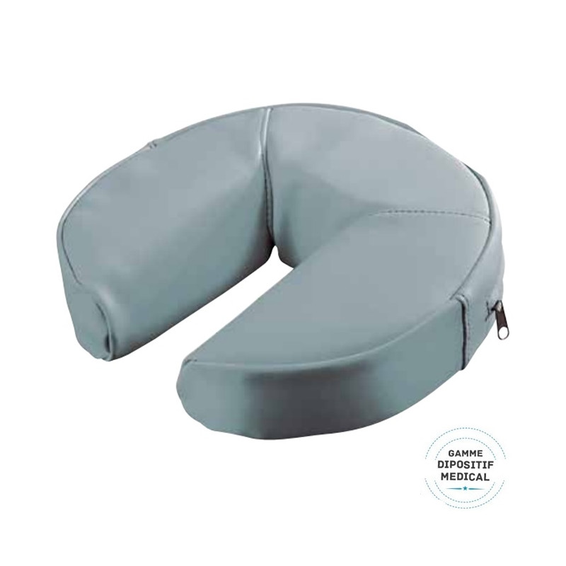 Coussin de Visage Gris Minéral en Mousse Mémoire de forme - Gamme Dispositif Médical - SOCOPEDIC