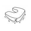Coussin de Visage en Mousse Haute Densité - Gamme ACCESS - SOCOPEDIC