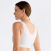 Sarah - Soutien-gorge de Compression Sans armatures Ouvert devant - Blanc - Amoena