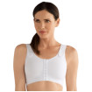 Sarah - Soutien-gorge de Compression Sans armatures Ouvert devant - Blanc - Amoena