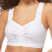 Theraport - Soutien-gorge postopératoire Sans armatures Ouvert devant - Blanc - Amoena