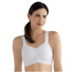 Theraport - Soutien-gorge postopératoire Sans armatures Ouvert devant - Blanc - Amoena