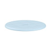 BLEU Assise souple ronde pour tabouret de douche Capri rond