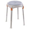 BLEU Assise souple ronde pour tabouret de douche Capri rond