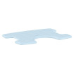 Bleu Assise souple pour tabouret et chaise de douche Capri Plus
