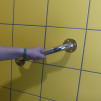 Barre d'appui acier chromé 60 CM