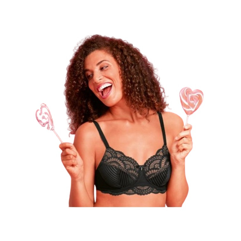 Karolina - Soutien-gorge armaturé - Noir / Sable - Amoena