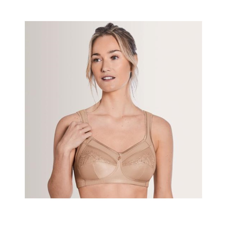 Soutien gorge allaitement 105C beige sans armatures non rembourré