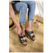 Nu-pied Noir Pailleté à Ouverture Totale Femme - BR 3392 - Bruman
