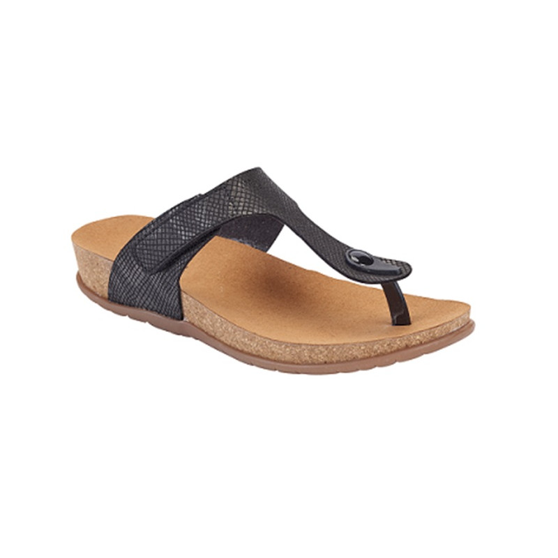 Nu-pied Entre-Doigts à Scratch Noir Femme - BR 3298 - Bruman
