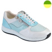 Sneaker à Lacet et Glissière Bleu Clair Femme CHUT AD 2365 F - ADOUR