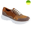 Sneaker à Glissière et Lacet Multicolore Marron Femme CHUT AD 2546 - ADOUR