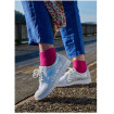 Sneaker à Lacet et Glissière Blanc Argent Femme CHUT AD 2545 - ADOUR