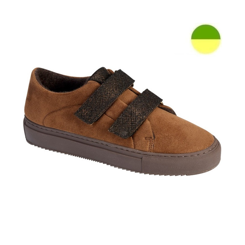 Sneaker à Grande Ouverture Marron Femme CHUT AD 2433 C - ADOUR
