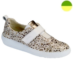 Sneaker Effet Pointillé Or Femme CHUT AD 2549 B - ADOUR