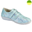 Derby à Scratch Bleu Clair / Effet Marbré Femme CHUT PU 1110 L - PULMAN