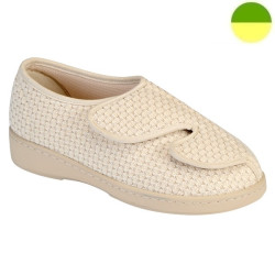 Chausson à Grande Ouverture Beige Femme CHUT BR3264 G - BRUMAN