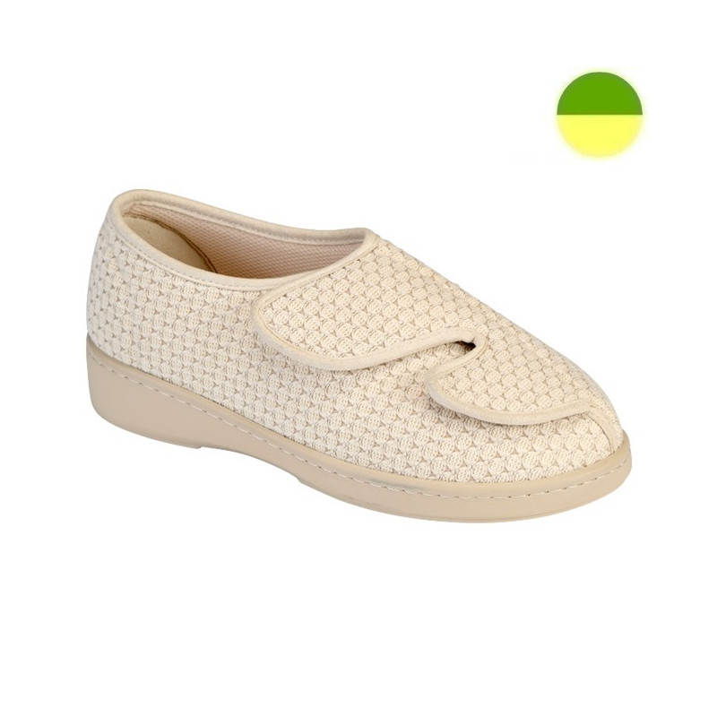 Chausson à Grande Ouverture Beige Femme CHUT BR3264 G - BRUMAN