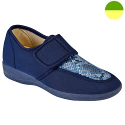 Chausson Marine et Détail Python Femme CHUT BR 3152 G - BRUMAN