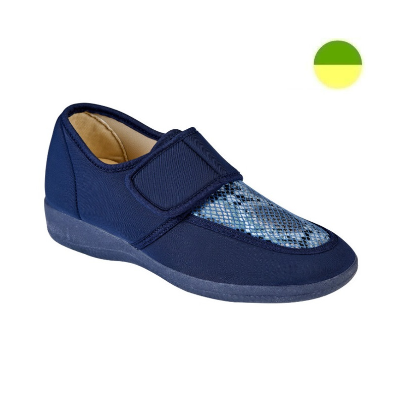 Chausson Marine et Détail Python Femme CHUT BR 3152 G - BRUMAN