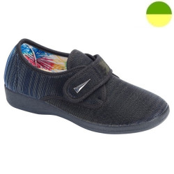 Chaussure à Grande Ouverture Marine Imprimé Femme CHUT BR 3033 E - BRUMAN