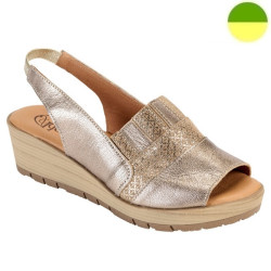 Sandale à Talon Plateforme Argenté Femme CHUT AD 2434 C - ADOUR