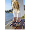 Sandale Cuir à Plateforme Marine Femme CHUT AD 2540 - ADOUR
