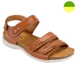 Sandale Cuir Marron Camel Femme CHUT AD 2512 B - ADOUR