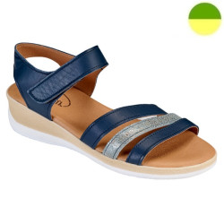 Sandale Cuir Marine Femme CHUT AD 2520 B - ADOUR