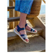 Sandale Cuir Marine Femme CHUT AD 2520 B - ADOUR