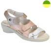 Sandale Cuir Multicolore Beige Femme CHUT AD 2315 H - ADOUR