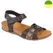 Sandale Noir Effet Python Femme CHUT BR 3233 E - BRUMAN