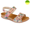 Sandale Beige Fleuri Femme CHUT BR 3232 E - BRUMAN
