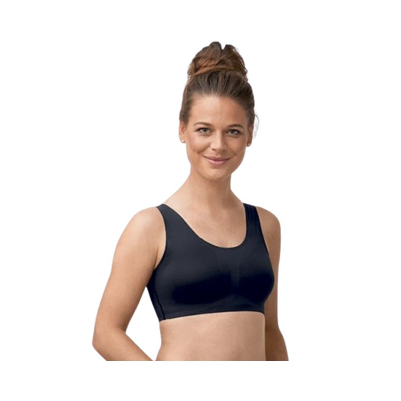 Amy - Brassière sans armatures - Noir - Amoena