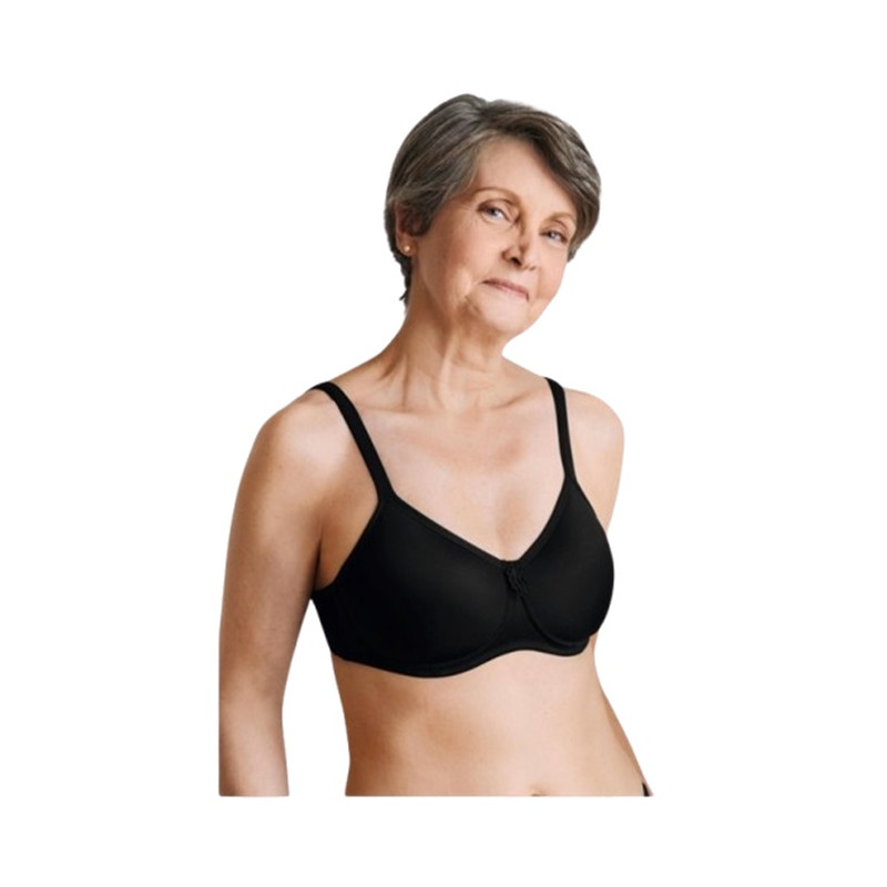 Lara - Soutien-gorge paddé sans armatures - Noir - Amoena