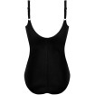 Manila - Maillots de bain pour prothèses mamaires - Doublure sculptante devant et dos - Noir / Blanc - Amoena