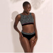 Manila - Haut de bikini sans armature pour prothèses mamaires - Noir / Blanc - Amoena
