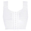 Lymph Flow Long - Soutien-gorge Sans armatures et Ouverture à l'avant - Blanc - Amoena