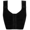 Lymph Flow Long - Soutien-gorge Sans armatures et Ouverture à l'avant - Noir - Amoena