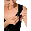 Lymph Flow Long - Soutien-gorge Sans armatures et Ouverture à l'avant - Noir - Amoena