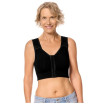 Lymph Flow Long - Soutien-gorge Sans armatures et Ouverture à l'avant - Noir - Amoena