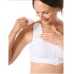 Lymph Flow - Soutien-gorge Sans armatures et Ouverture à l'avant - Blanc - Amoena