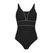 Ravello - Maillots de bain pour prothèses mamaires - Noir / Argent - Amoena