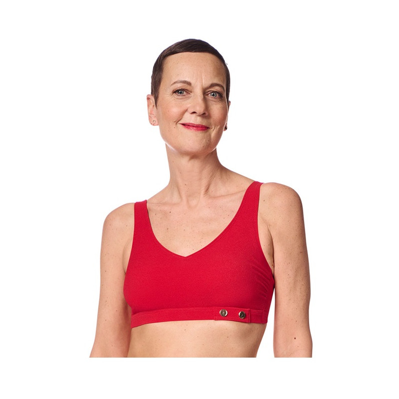 Chile - Haut de Bikini sans armatures - Rouge - Amoena