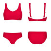 Chile - Haut de Bikini sans armatures - Rouge - Amoena