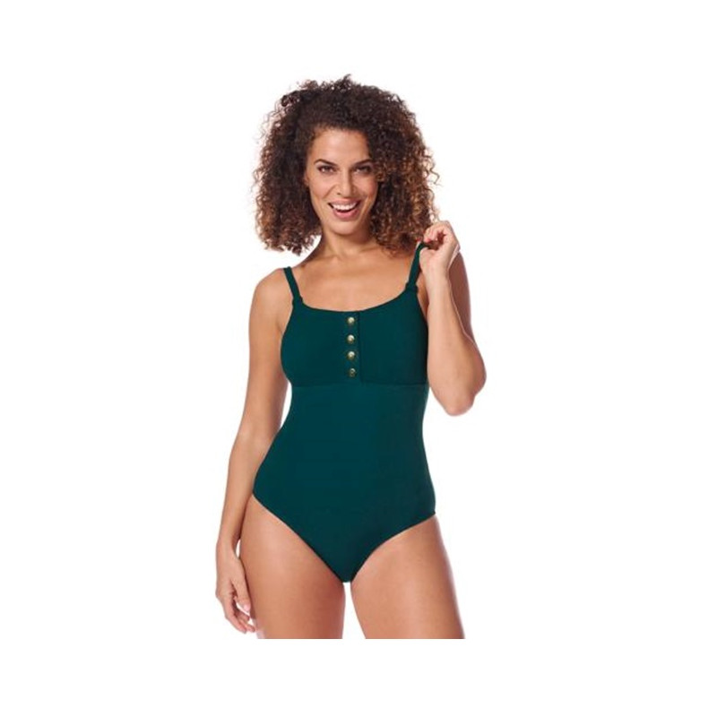 Chile - Maillots de bain pour prothèses mamaires - Vert foncé - Amoena