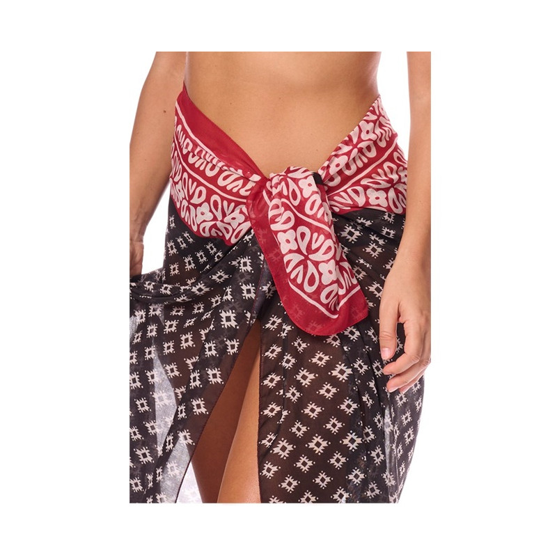 Palermo - Paréo - Noir / Ivoire - Amoena